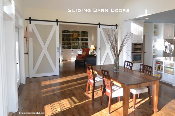 sliding barn doors barn door hardware, doors, Lastly barn doors are a wonderful decorative look for open floor plans in between the kitchen and living room