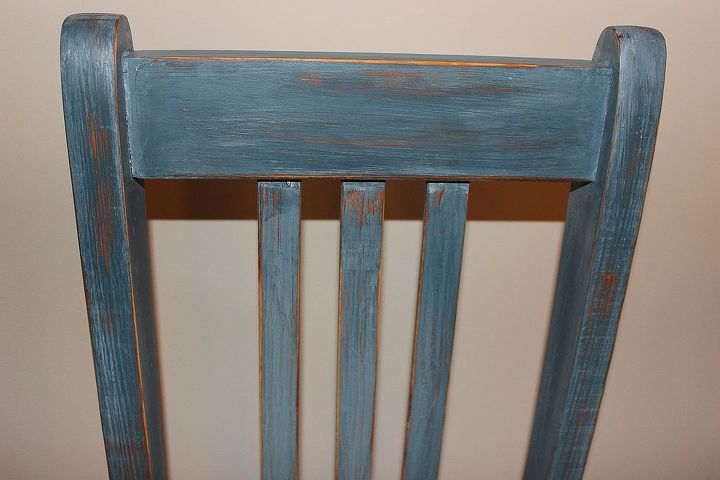 roadside rescue a chair update, painted furniture, Next I color washed heavily distressed and top coated it For more details please see the link to my blog