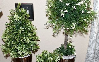 How to Make Topiaries #HomeCrafts,#SpringFever
