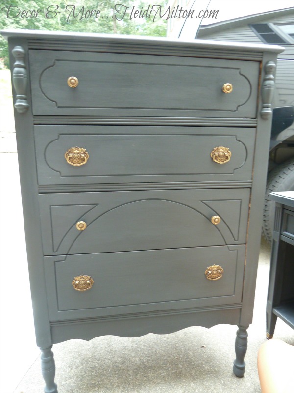 diy annie sloan graphite furniture makeovers, chalk paint, painted furniture