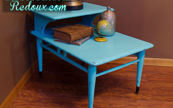 Vintage Turquoise Sidetable