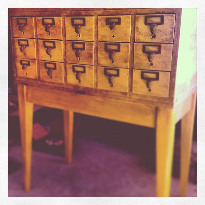 best looking dewey decimal system ever, chalk paint, painted furniture, repurposing upcycling, Finished and funky