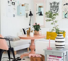 10 blue color of the year color schemes you should know about, home decor, painting, The color scheme of peachy pink blue and white is soft and lively