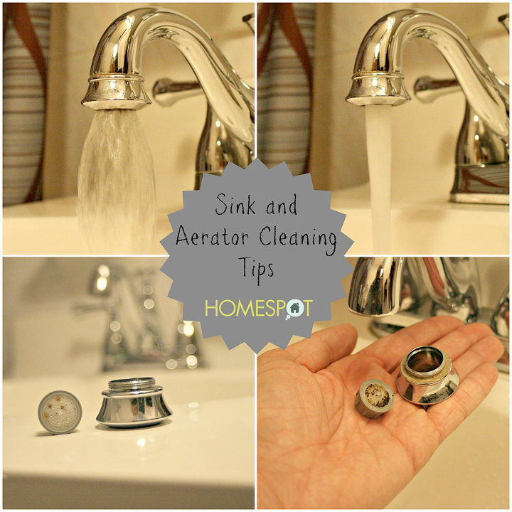 free flowing faucets, home maintenance repairs, plumbing, The difference in flow from cleaning the aerator
