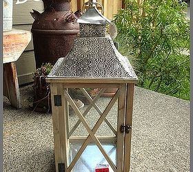 a cheap lantern make over, crafts, home decor, lighting
