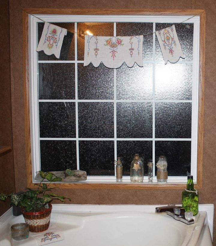 vintage window treatment, home decor, window treatments, windows