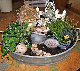how to make a fairy garden, crafts, gardening