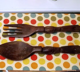 vintage utensils, painting, These were in my childhood kitchen