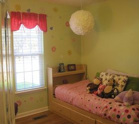 special bedroom project for two deserving kids, bedroom ideas, home decor, Pink lime green and monkeys
