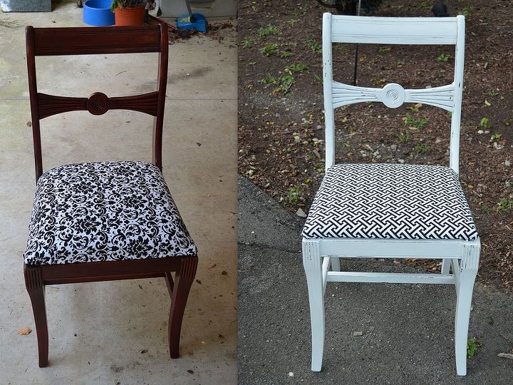 licorice the new black part ii, painted furniture, Before and after Chair