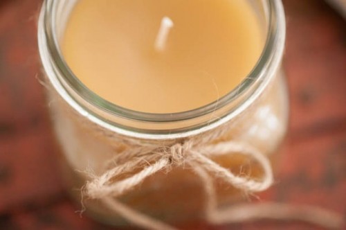 homemade beeswax candles, crafts