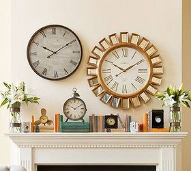 1 mantel 6 ways, home decor, Clock Mantel
