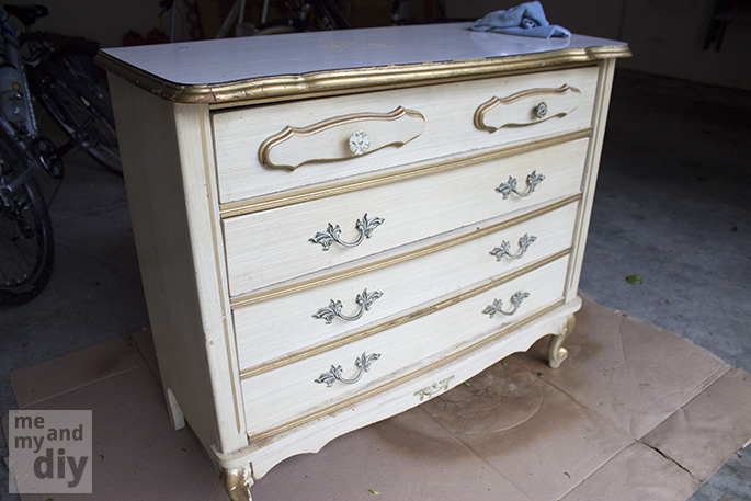 a french provincial transformation, painted furniture, Before