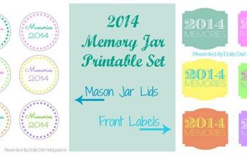 Memory Jars and FREE Printable Labels
