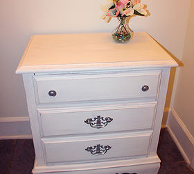 girly nightstand makeover with chalk paint, chalk paint, painted furniture