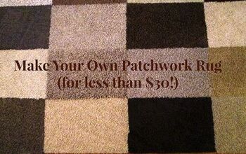 Haz tu propia alfombra de patchwork (¡por menos de 30 dólares!)