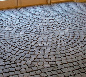 cobblestone in a basement why not, flooring, Not the easiest material to work with I would Luv to give their Manfacturer some ideas