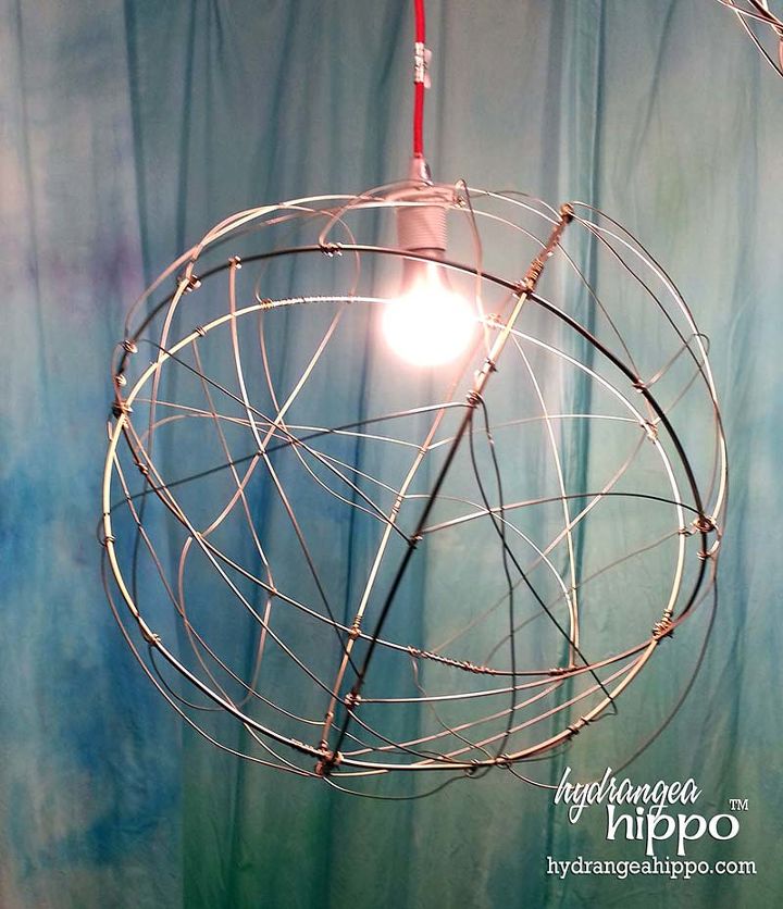 easy wire ball lighting diy, crafts, diy, electrical, how to, lighting
