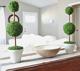 diy moss topiaries, crafts, home decor, So many options and variations are available when making these DIY topiaries