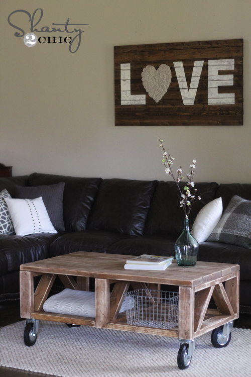 diy truss coffee table, diy, painted furniture, woodworking projects, DIY Coffee Table