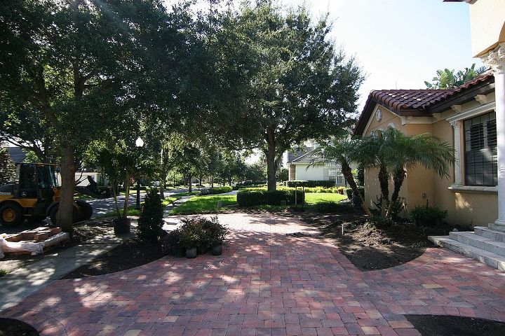 kim project, curb appeal, landscape, outdoor living, Driveway installed