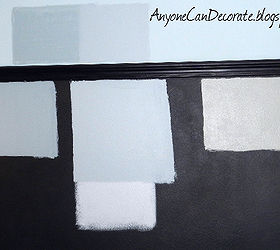 picking the right paint color, painting, After looking at these during different times of the day we decided to go with the center color