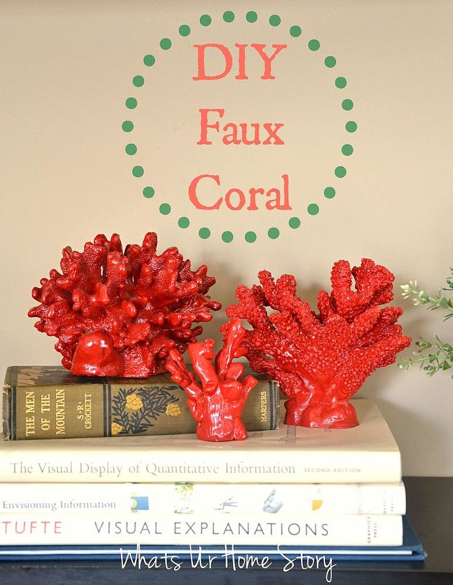 diy faux coral, crafts