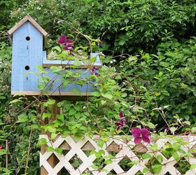 birdhouses, diy, gardening, outdoor living, pets animals, woodworking projects, This one has a good sized planter on the right