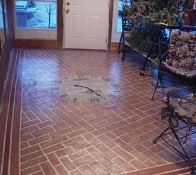 painted concrete floors that last and last and last, finished porch floor