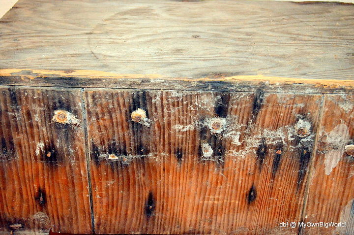 rustic old wood bench conundrum, painted furniture, repurposing upcycling, rustic furniture, shabby chic, woodworking projects, And those nails