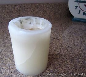 5 minute fix for uneven candle wax, crafts, After