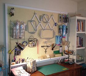 Sewing Room Peg Board Storage Hometalk