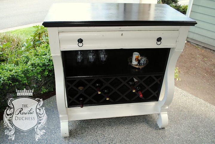 1800 s empire dresser turned wine bar, painted furniture, repurposing upcycling, rustic furniture