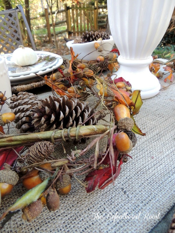 dining outdoors for thanksgiving, outdoor living, seasonal holiday decor, thanksgiving decorations