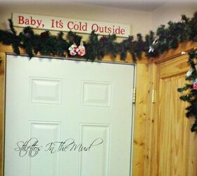 baby it s cold outside diy project, seasonal holiday decor, DIY Sign