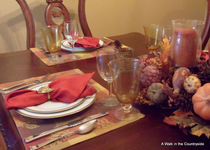 thanksgiving table, seasonal holiday d cor, thanksgiving decorations, Thanksgiving Table