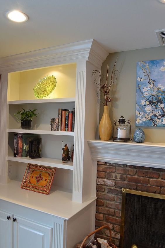 custom built ins for living room space, closet, fireplaces mantels, living room ideas, storage ideas, After