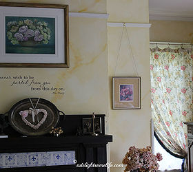 Drape Panel and a Painting...additional Bedroom Transformations