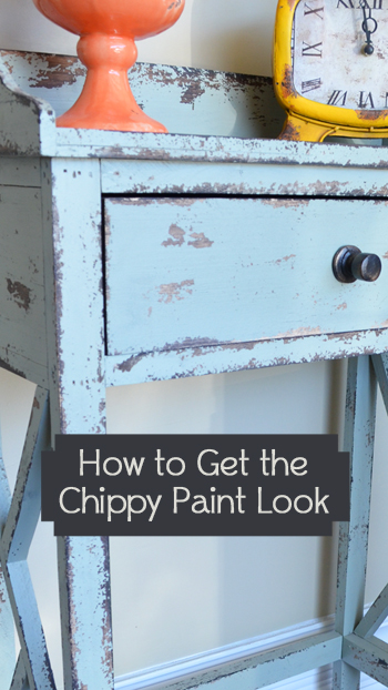 how to get the chippy paint look, painted furniture
