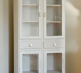 a farmhouse cabinet, chalk paint, painting, repurposing upcycling