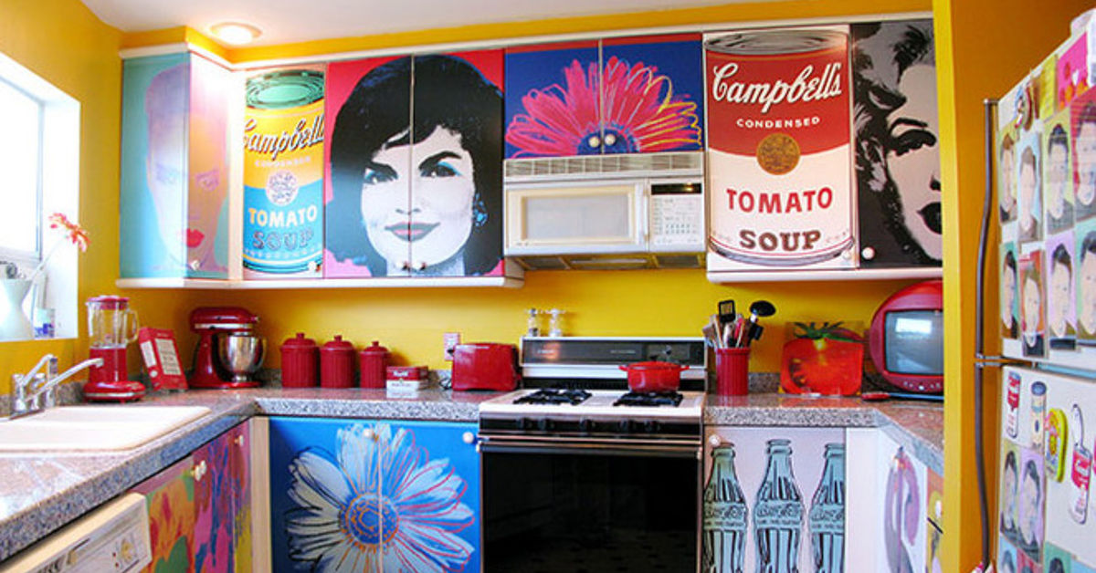 how a fine art print can transform your kitchen into a... Creative Kitchen Renovation: Turn Your Kitchen Cabinets into Art | Hometalk