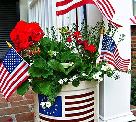 patriotic decorations, outdoor living, patriotic decor ideas, seasonal holiday decor