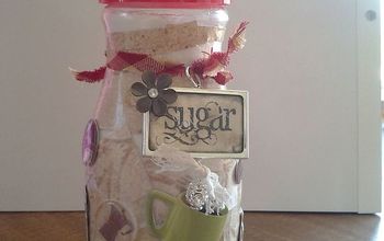 Up-cycled Coffee Creamer Bottle