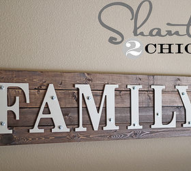 diy wood family sign, crafts, DIY Wood Family Sign