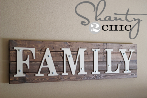 diy wood family sign, crafts, DIY Wood Family Sign