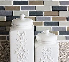 thrift store canisters spray paint makeover, painting, repurposing upcycling
