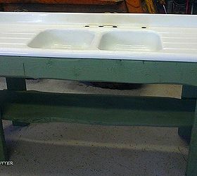 a new potting bench, gardening, outdoor living, This is the new old potting bench
