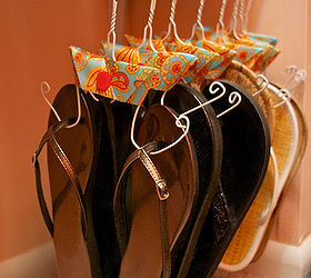 organizing with hangers, organizing, Hangers for flip flops