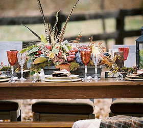 fall entertaining amp decor outdoor harvest thanksgiving table, seasonal holiday d cor, thanksgiving decorations, Outdoor Harvest Table