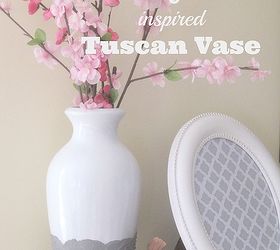 diy pottery barn inspired flower vase, crafts, home decor, painting
